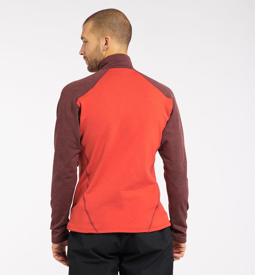 Haglöfs Mens Heron Fleece Red New Zealand 56870SPHT
